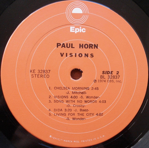 Paul Horn - Visions