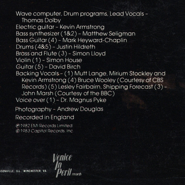 Thomas Dolby - Blinded By Science