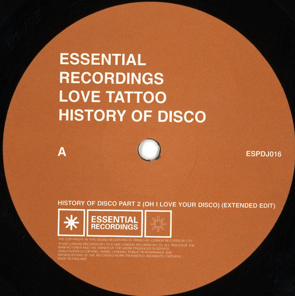 Love Tattoo* – History Of Disco