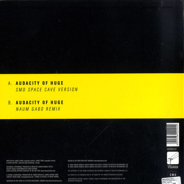Simian Mobile Disco – Audacity Of Huge