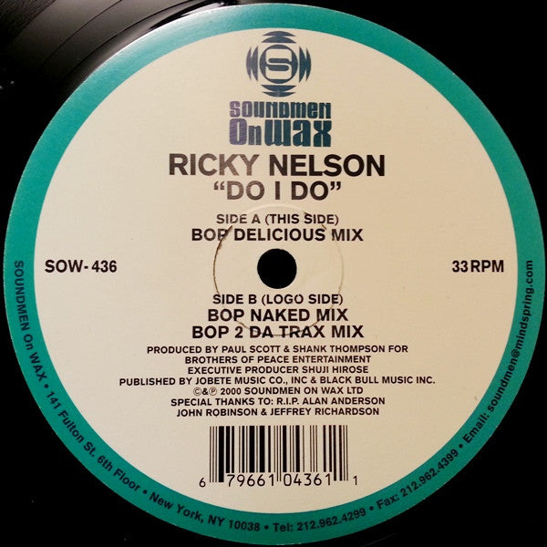 Ricky Nelson - Do I Do