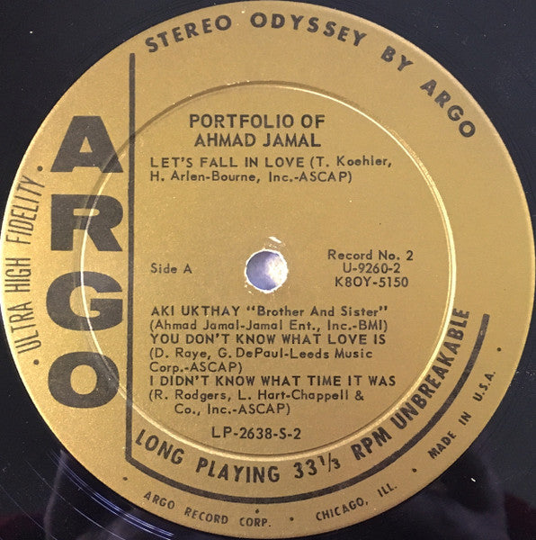 Ahmad Jamal – Portfolio Of Ahmad Jamal