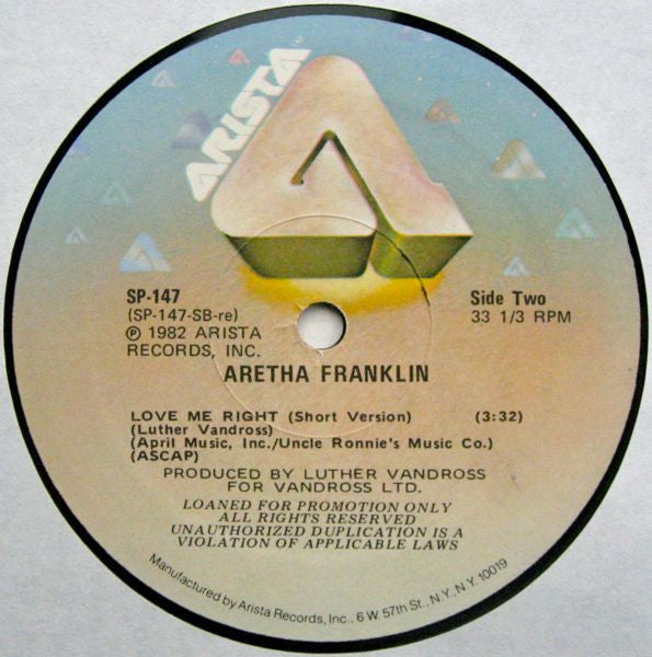 Aretha Franklin - Love Me Right
