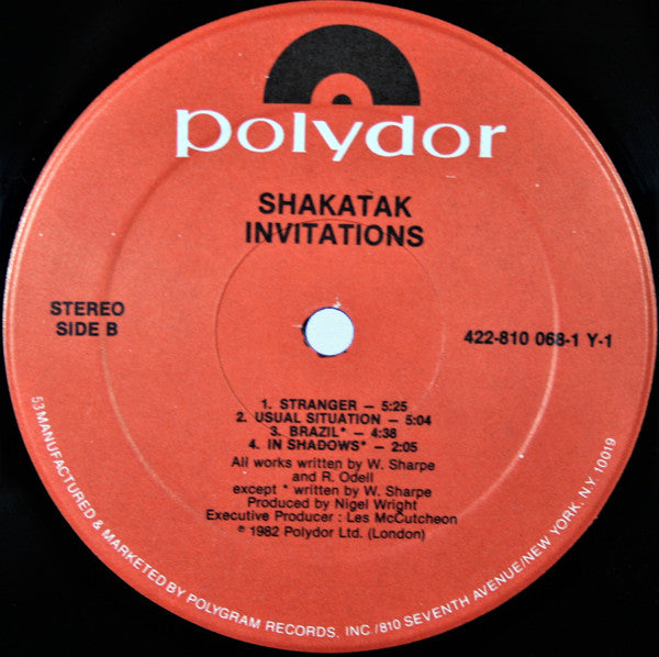Shakatak – Invitations