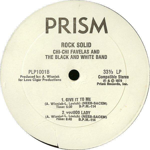 Chi-Chi Favelas And The Black And White Band – Rock Solid