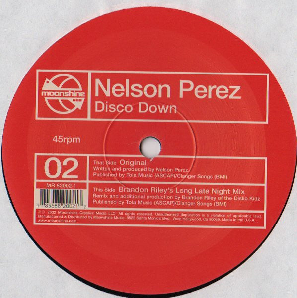 Nelson Perez – Disco Down