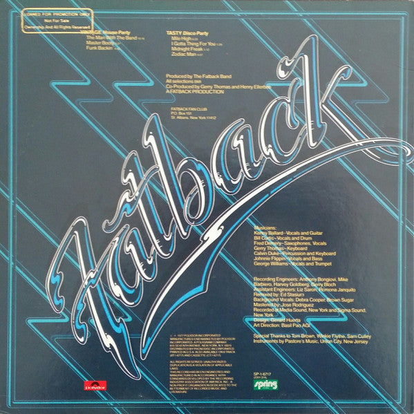 Fatback - Man With The Band