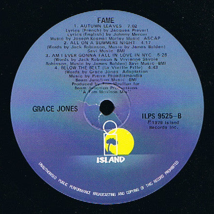 Grace Jones – Fame