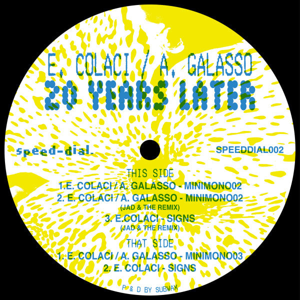E. Colaci / A. Galasso - 20 Years Later