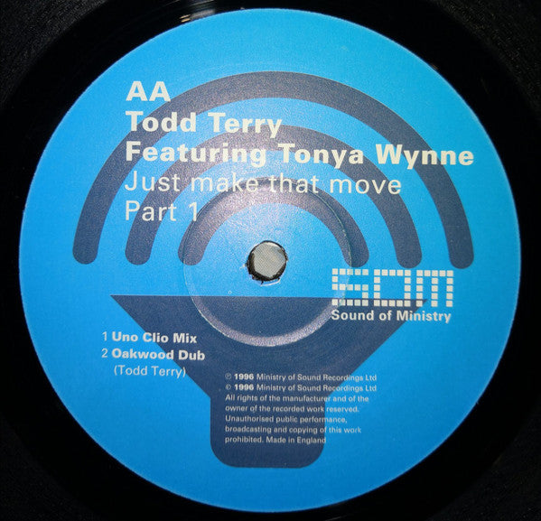 Todd Terry - Just Make That Move (Part One)