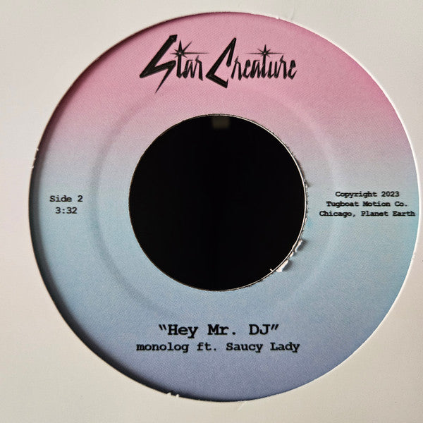 Saucy Lady - Inside My Love / Hey Mr. DJ