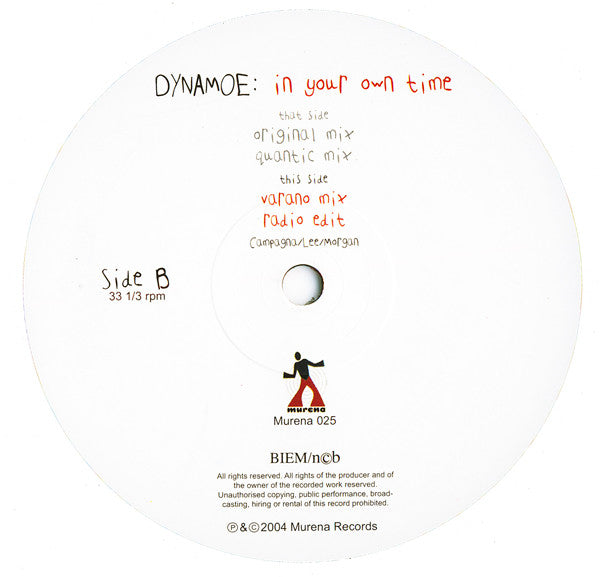Dynamoe - In Your Own Time