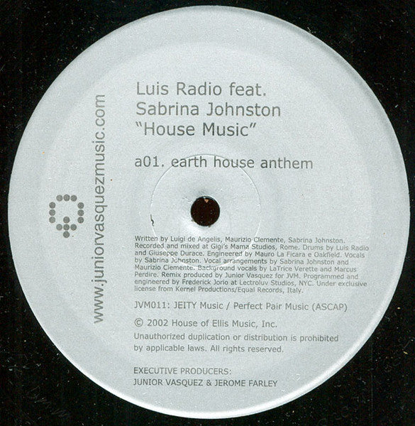 Luis Radio Feat. Sabrina Johnston - House Music