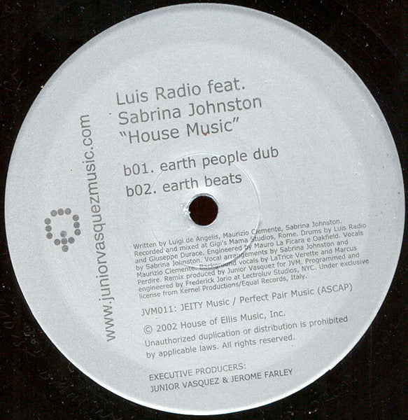Luis Radio Feat. Sabrina Johnston - House Music