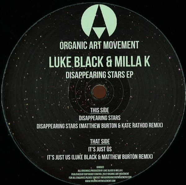 Luke Black & Milla K - Disappearing Stars EP