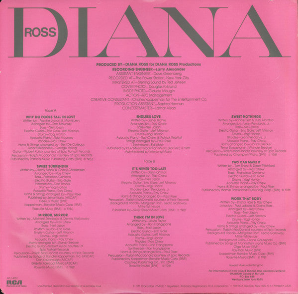 Diana Ross – Why Do Fools Fall In Love