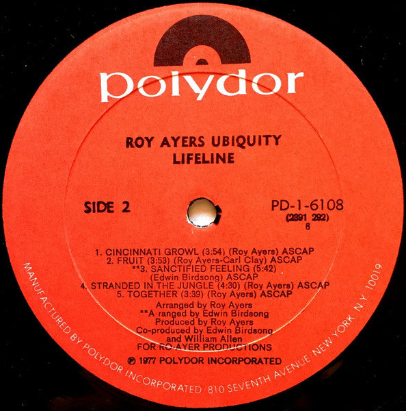 Roy Ayers Ubiquity – Lifeline