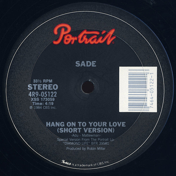 Sade – Hang On To Your Love (12" Version)