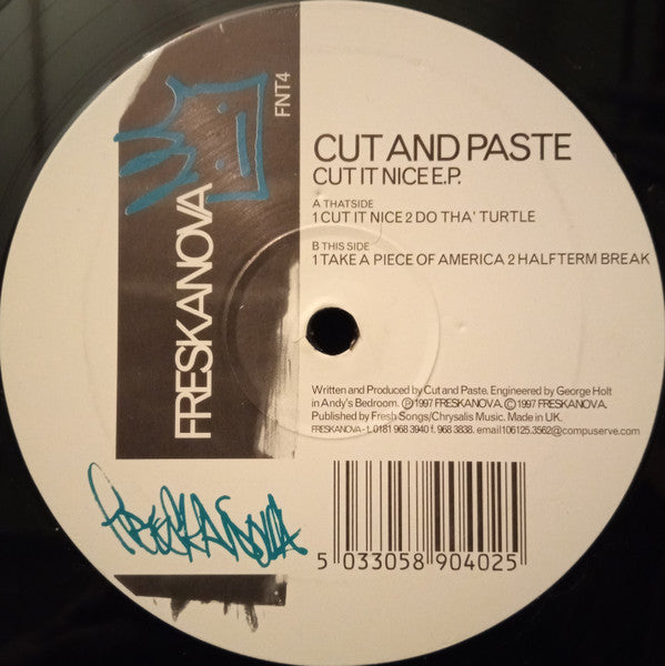 Cut And Paste - Cut It Nice E.P.