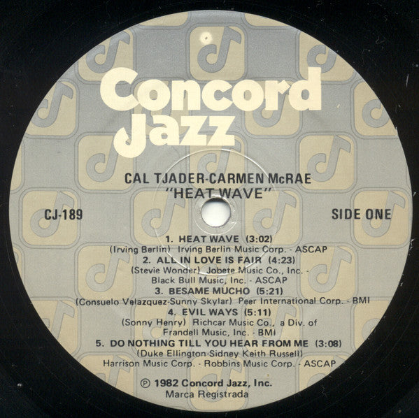 Cal Tjader ▪ Carmen McRae – Heat Wave