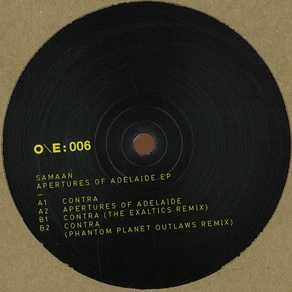 Samaan - Apertures Of Adelaide EP