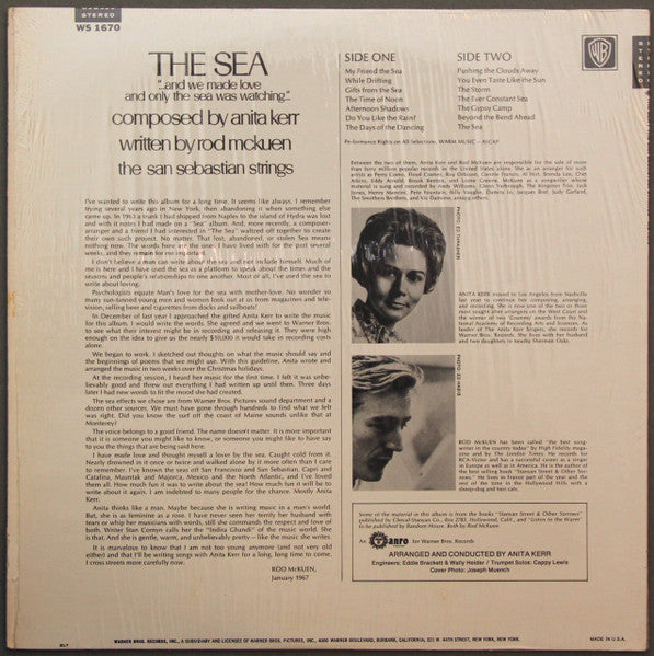 Anita Kerr, Rod McKuen / The San Sebastian Strings – The Sea