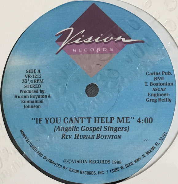 Rev. Huriah Boynton - If You Can't Help Me