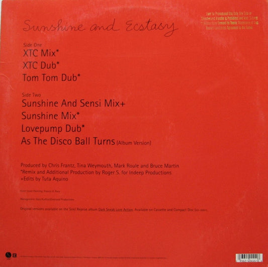 Tom Tom Club – Sunshine And Ecstasy