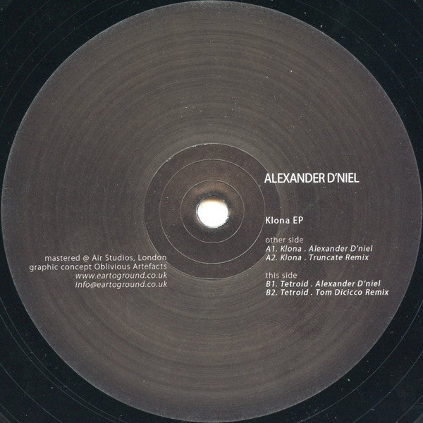 Alexander D'niel – Klona EP