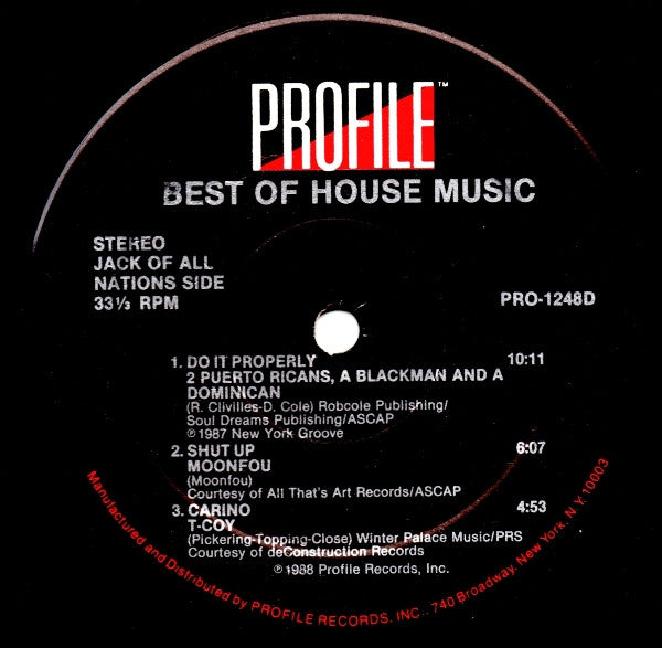 Various – Best Of House Music