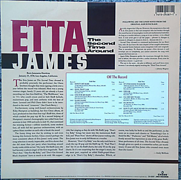 Etta James – The Second Time Around