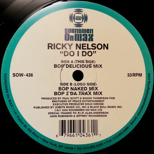 Ricky Nelson - Do I Do