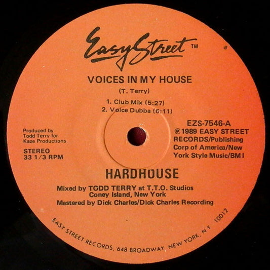 Hardhouse - Voices In My House