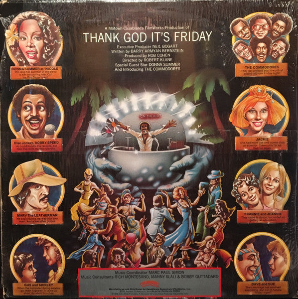 Various – Thank God It's Friday (The Original Motion Picture Soundtrack)