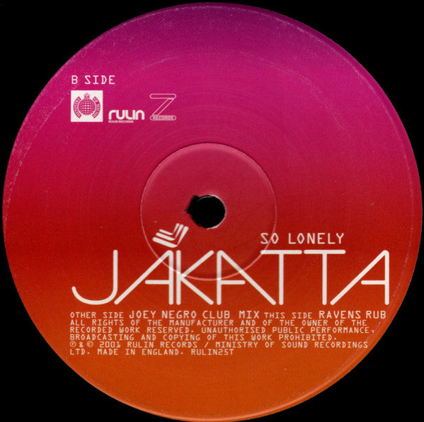 Jakatta – So Lonely