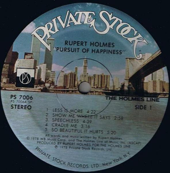 Rupert Holmes – Pursuit Of Happiness