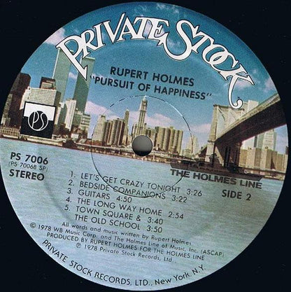 Rupert Holmes – Pursuit Of Happiness