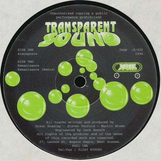 Transparent Sound – Atmosphere / Remanisance