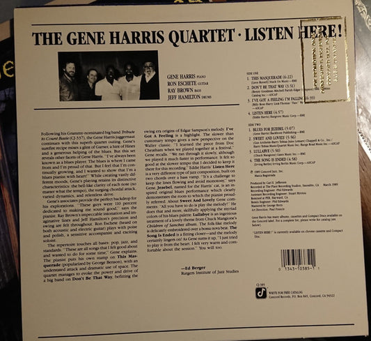 The Gene Harris Quartet – Listen Here!