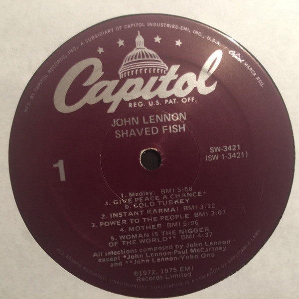 Lennon / Plastic Ono Band – Shaved Fish