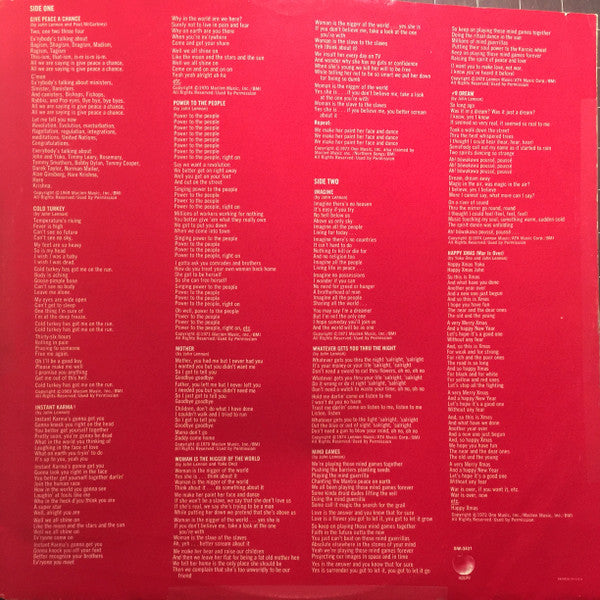 Lennon / Plastic Ono Band – Shaved Fish