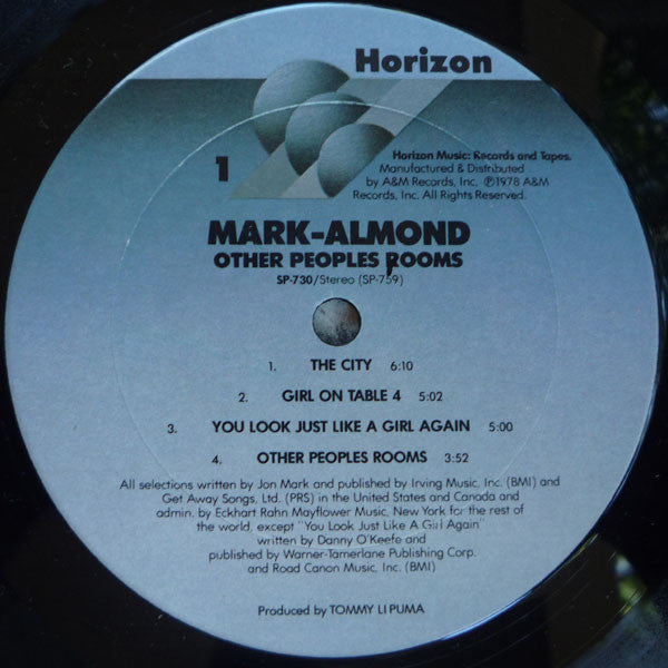 Mark-Almond – Other Peoples Rooms VG+