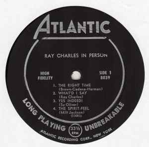 Ray Charles – Ray Charles In Person