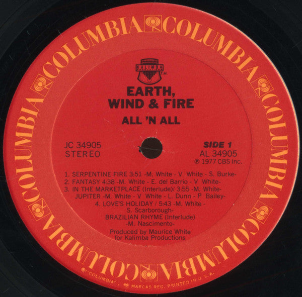 Earth, Wind & Fire – All 'N All