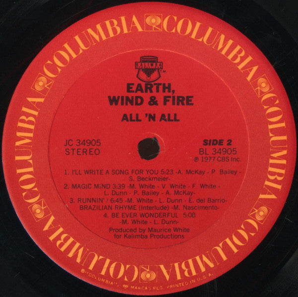 Earth, Wind & Fire – All 'N All