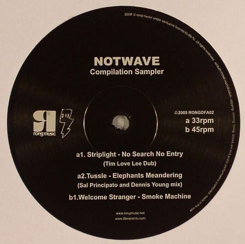 Striplight / Tussle / Welcome Stranger – Notwave Compilation Sampler