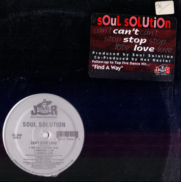 Soul Solution – Can't Stop Love