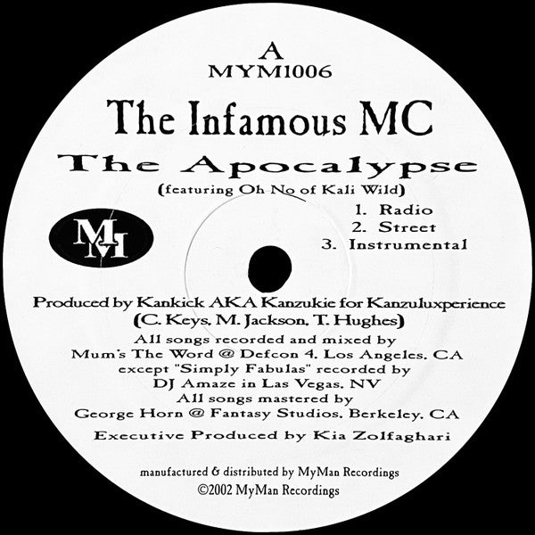 The Infamous MC – The Apocalypse / The Ex Files