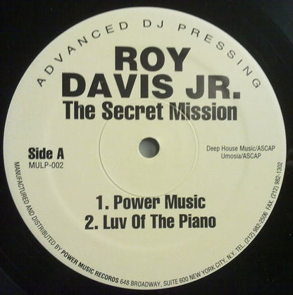 Roy Davis Jr. – The Secret Mission