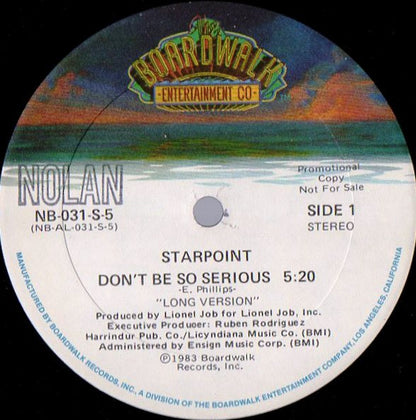 Starpoint – Don't Be So Serious